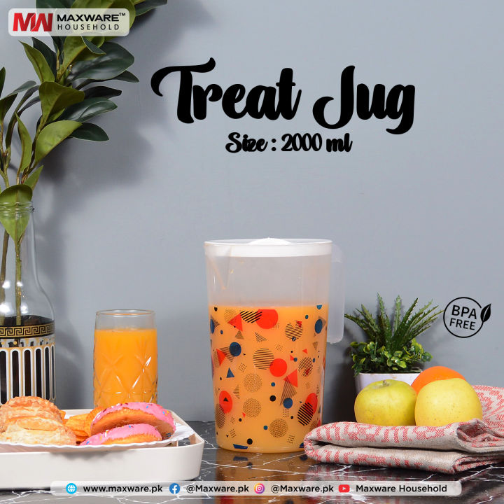 Maxware%20Hosuehold%20Treat%20Jug%202000%20ml,%20Plastic%20Water%20Jug,%20Water%20Jug%20for%20Kitchen%20-%20Image%2010