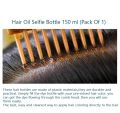 Hair oil applicator comb bottle 130ml root comb. 