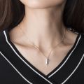 S925 Sterling Silver Cat Necklaces Cat Jewelry for Women Cat Gifts for Cat Lovers Cat Lover Gifts for Women Cat Lady Gifts Silver Cat Pendant Collarbone Necklace. 