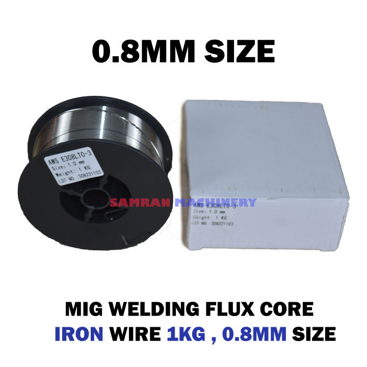 MIG WELDING FLUX CORE WIRE, 1KG, 0.8MM