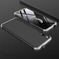 Huawei Y9s 2019 GKK Full Coverage 360 Protection Mobile Phone Back Cover Case - Silver & Black. 