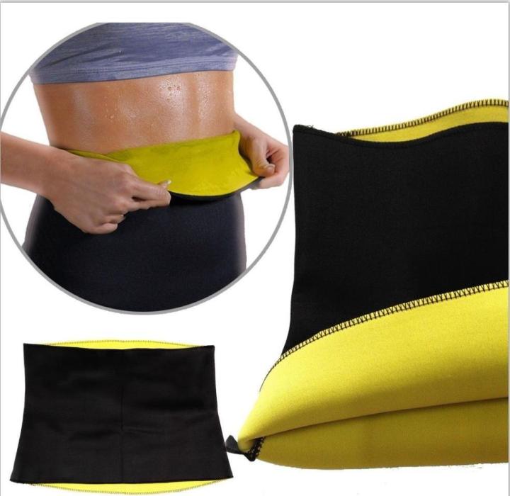 Waist Trainer Neoprene Waist Cincher Slimming Belt Waist Trainer Corsets Slimming Underwear Losing Weight Shapewear Hot Shapers - Black