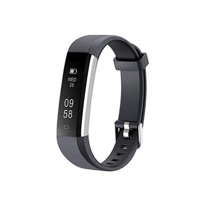 Letsfit Fitness Tracker, Slim Activity Tracker with Heart Rate Monitor, Pedometer Watch, Sleep Monitor, Step Counter, Calorie Counter