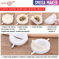 Samosa Maker , Dumpling Samosa maker, Pack of 3 Samosa & Pastry Dough Maker, Kitchen Dumpling Making Tool and Dumpling Puri Maker by Shop-4-Fit. 