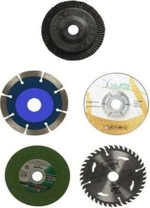 Cutting blade combo of 5 Inches  Wheel-Grinding Angle Grinder, Set of 5 pcs