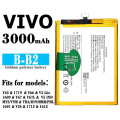 Vivo Y66 , Y67 , V5s , V5 , V5 Lite  Battery Replacement B-B2 Battery with 3000mAh Capacity _ Silver. 
