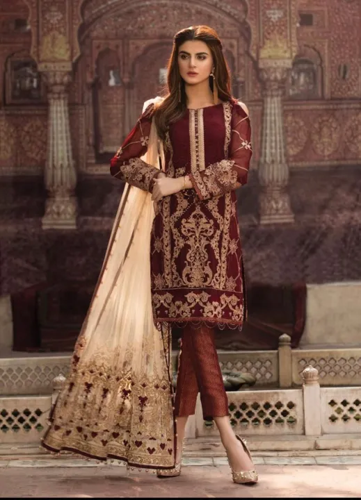 Unstitched%20Chiffon%20Embroidered%20Suit%20For%20Women%20-%203%20Piece%20-%20Image%202