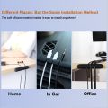 Pack of 5pcs -Hardware Multipurpose Silicone Cable Clip Grip Wire Cord Type USB Desk Wall Desktop Organizer Charger Holder. 