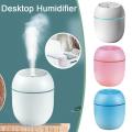 Portable Mini Air Humidifier 250ml Micro Atomizer USB Cold Fog Atomizer with Lamp. 