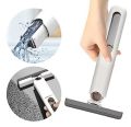 New Mini Mop Portable Small Mops Squeeze Mop Household Lazy Hand-free Absorbent Sponge Mop Simple Desktop Cleaning Tools for Car Desk Office. 