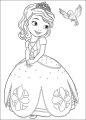 Coloring Books Sofia the first Cartoon Coloring & painting Activity For Kids (Pack of Two). 