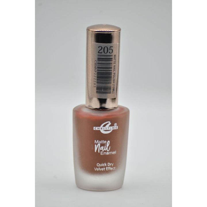 Christine%20Matte%20Nail%20Enamel%20Shade%20205%20Nail%20Polish%20-%20Image%203