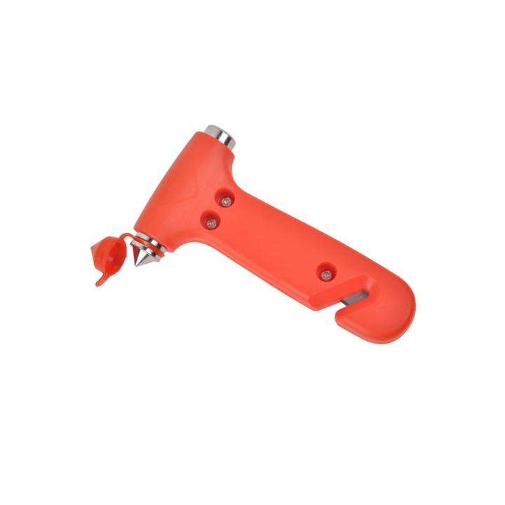 2-in-1 Emergency Window Breaker Seat Belt Cutter Survival Keychain