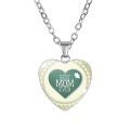 Best Mom Ever Necklaces For Women Mama Letter Heart Shape Pendant Chains Mother's Day Jewelry. 