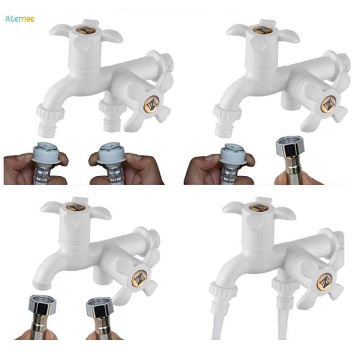 Washing%20Machine%20Faucet%20Garden%20Tap%20Outlet%20Double%20Control%20G1/2%20Bathroom%20Faucet%20Wall%20Mounted%20Tap%20for%20Garden%20Basin%20Balcony%20Outdoor%20Kitchen%20-%20Image%204