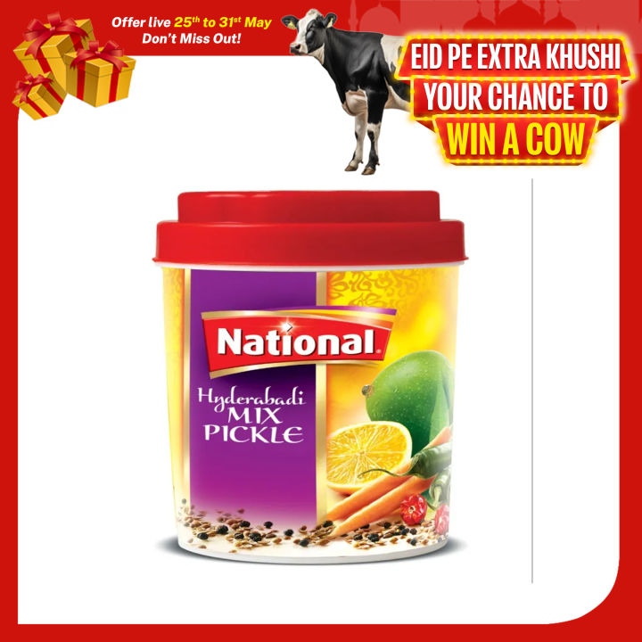 National Hyd Mixed Pickle 900g