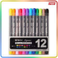 120 Colors upto 12 Acquarelle Brush Tip Art Markers Set – Dual Tip Watercolor Marker Pens for Calligraphy, Illustration, Hand Lettering, Drawing & Coloring – Artist Grade Ink for Kids & Adults. 