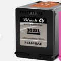 GREENCYCLE Remanufactured for 302 XL Ink Cartridges Replacement for HP OfficeJet 3831 5230 3830 4650 Envy 4520 4523 4524 4527 DeskJet 3630 1110 2130 (1 Black). 