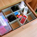 Drawer Organizer Partition 4 Pcs Separator - Green Pink Purple. 