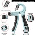 Histro Pack of 2 Hand Grip Strengthener counting Adjustable Resistance 10-130 Lbs Forearm 5 to 60kgs Hand Grip Strengthener Adjustable Resistance 22-130 Lbs (10-60kg) - Fitness Equipment Spring Loaded for Muscle Recovery Hand Gripper Trainer, Exerciser,. 