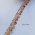 Sequins Lace (8 Yards) | Fancy Sequins Border Lace for Clothes  Fancy Dupatta Border Lace. 