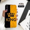 Samsung A30S Back Cover Boys - King Style Mobile Back Cover Pouch - Airbag Case Anti Shockproof Phone Case. 
