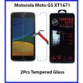 2Pcs Motorola Moto G5 XT1671 Tempered Glass Screen Protector Polish Glass For Motorola Moto G5 XT1671. 
