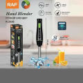 RAF - blender machine - 800W Hand blender - Stainless Steel Immersion Blender - kitchen accessories - grinder/mixer/blender – 4 Sharp Blades – Model R.303w. 