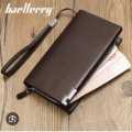 Baellerry Long Wallet For Women Slim Money Mobile Men Leather Wallet Card Holders. 