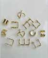 Ear Cuff Non Piercing – 6 Pairs of Ear Clips Fashion Earring, Wrap Design Metal 12pcs/Set Earrings for girl & woman. 