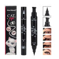 yanqina 2 in 1 Triangle Seal Eyeliner 36H rich colours Cat Eye Lasting Ultra Thin Precision Tip. 