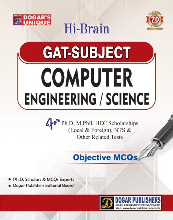 DOGARS UNIQUE HI-BRAIN GAT-SUBJECT COMPUTER SCIENCE BY DOGAR PUBLISHERS || GAT COMPUTER