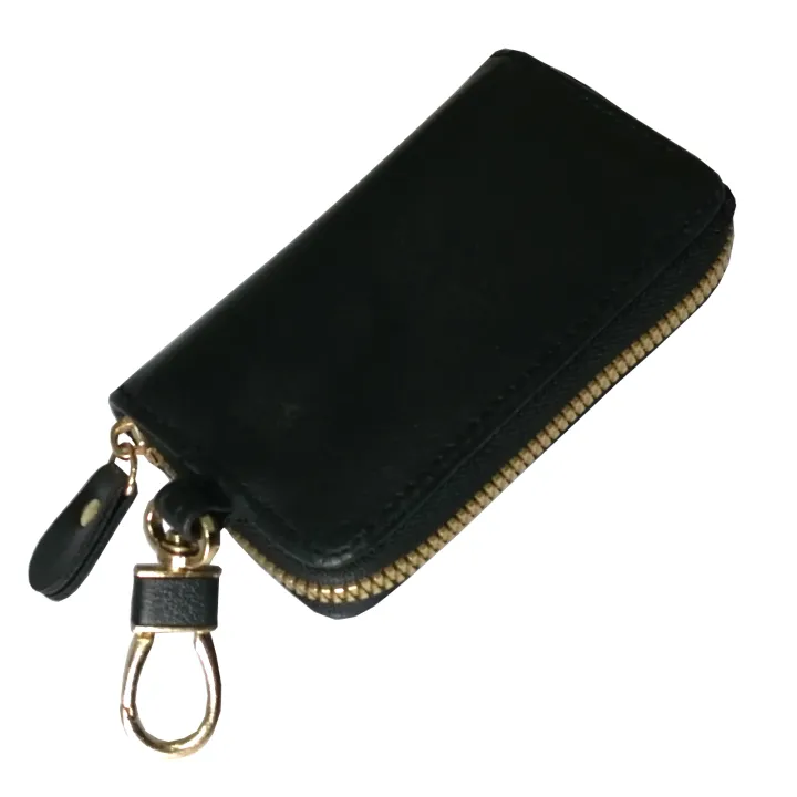 Premium%20PU%20Leather%20Key%20Holder%20Pouch%20with%20Card%20Holder%20Keychain%20with%20Multi%20Hooks%20in%20Black%20Car%20Key%20Bag%20-%20Image%203
