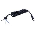 Laptop Charger Cable - 3 Pin DC Jack Connector with 7.4x5.0mm Plug - 1.2M DC Power Adapter Cable Cord - Compatible with Dell Laptops - Sleek Black Design. 