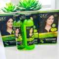 Quick Shine Hair Color Gel Natural Black For Men And Women Dye Your Hair In Just 10 Minutes (200X2)400ML. 