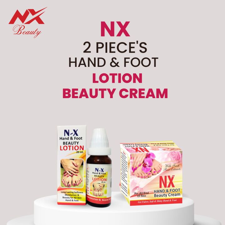 NX Beauty - 2 pics N X hand and foot cream + Lotion