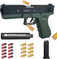 Glock Toy Gun for Kids - Shell Ejection Soft - Premium Soft Bullet l - Soft Bullet Gun with Shell Recoil - Gift for kids & adults. 