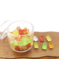 20Pcs Mini Resin Colorful Bear Ornaments DIY Crafts Dollhouse Candy Decoration STARLITE. 