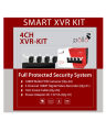 Pollo 2MP 4 CCTV Cameras Smart XVR Kit Package. 