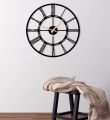 Roman Numeral Clock, Black Unique Large Roman Numeral GC018. 