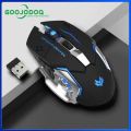 Wireless  and Bluetooth Mouse Rechargeable RGB Light Silent Click Matte Gaming Mouse Ergonomics Computer Office Laptop. 
