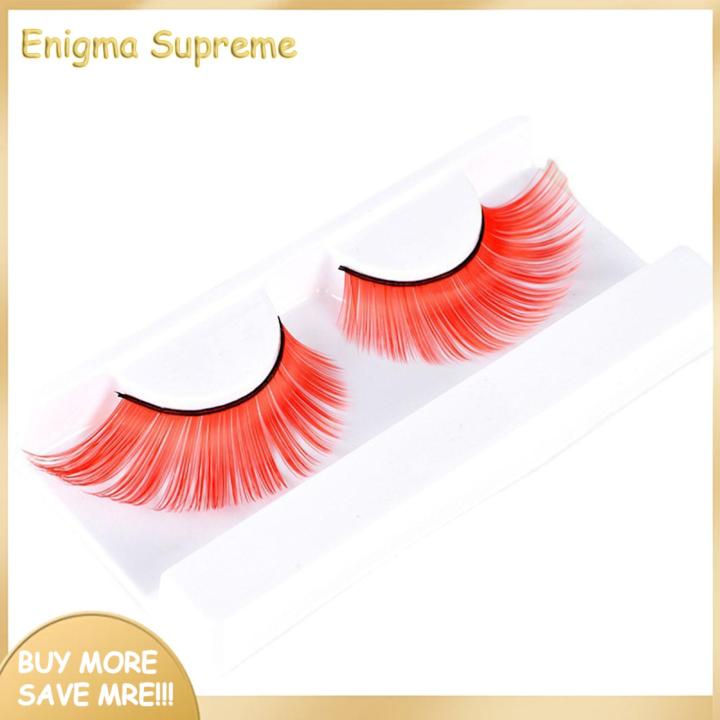 Enigma- Eyelash Extensions Vibrant 3d Colored Lashes for Halloween Cosplay Makeup Soft Fluffy Fiber Extensions in Rich Colors 9mm Fake Eyelashes for A Standout Look