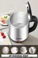 1/Pc  2 liter / 1 liter Multi Purpose Electric Heating Cup Kettle For Cooking And Travelling Use High Quality Mug All StainlessSteel Car Heating Kettle Water Heater Mug Auto Electric Kettle home. 