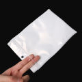 9 Size White/Clear Self Seal Zipper Plastic Bag Retail Jewelry Packaging Pack Poly Bag Zip Lock Storage Bag Hang Hole. 
