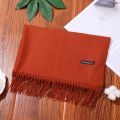 22 Red Scarf Annual Meeting Shawl Solid Color Plain 250 Non-Fading Scarf in Stock Cross-Border Unisex. 