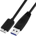 High Speed USB 3.0 Cable A to Micro B for Portable External Hard Drives. 