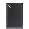 PU Leather Bride Groom Plane Passport Covers Holder Card Protector Organizer for Wedding Couples Travel Gift. 