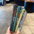 dienya For Realme GT Neo Flash Case Fashion Tide Cool Simple Word Pattern Thin Side Square Edge New Design Shockproof Frosted Transparent Hard Phone Cases Silicone Casing Full Cover Camera Protection Softcase Boy. 