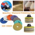1Pc 3/4" Sanding Grinding Disc Wet Diamond Polishing Pads Tile Marble Granite Polisher Flexible Stone Ceramic Hand Tools. 