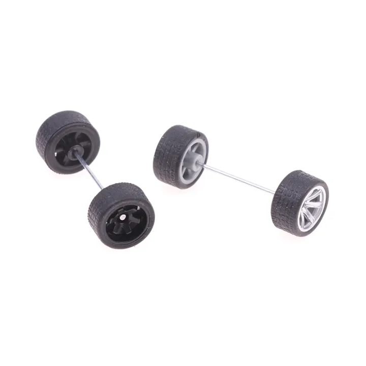 4pcs/set%201:64%20Scale%20Wheels%20For%20Hotwheels%20Rubber%20Tire%20Model%20Car%20Modified%20Parts%20Racing%20Vehicle%20Toys%20-%20Image%206